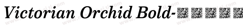 Victorian Orchid Bold字体转换